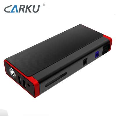 CARKU 12000mah multifunctional car engine jump starter for vehicle supply and laptop