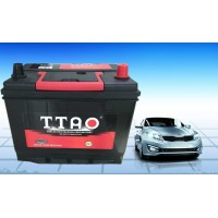 Super power 12v MF automotive battery 75D26/65ah technology of japan